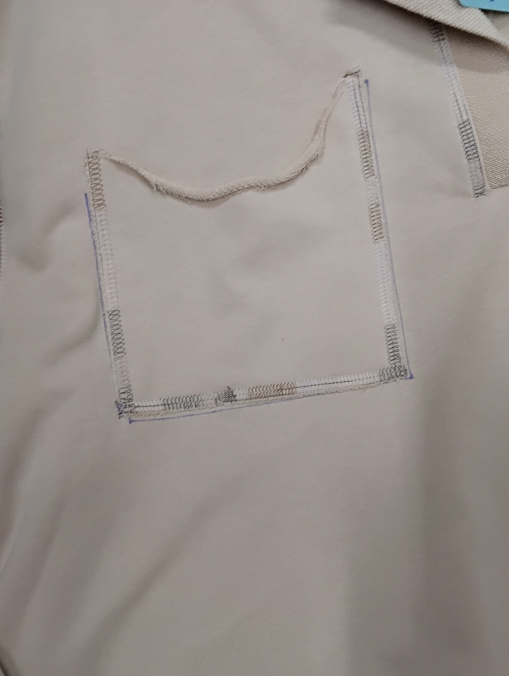 3975 Size Small/med Rare Raw Light Beige Collared Pullover & Shorts Set - Picture 2 of 9